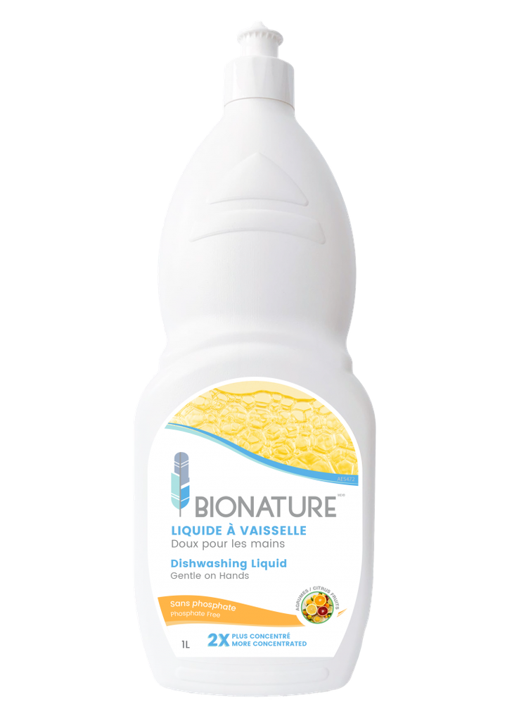 Unica Bionature Hypoallergenic Dish Soap, 1 L
