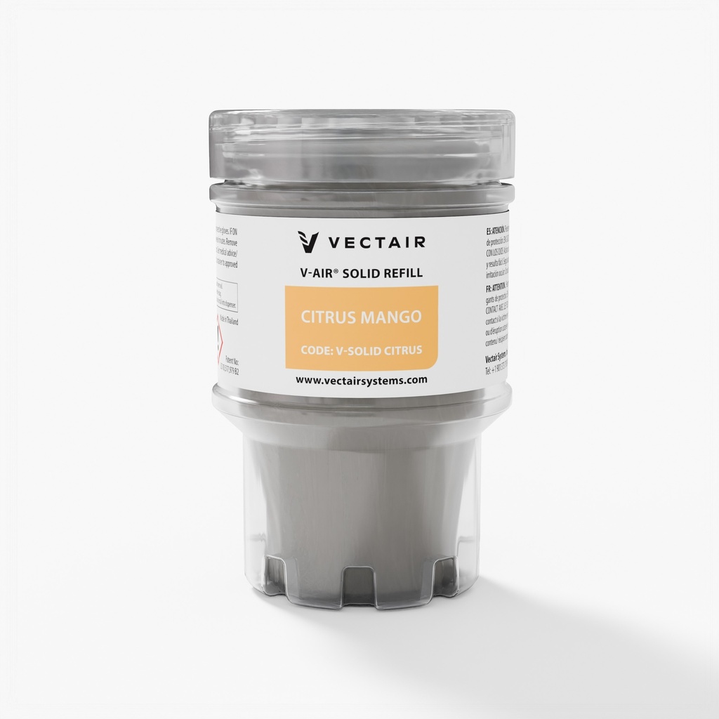 Vectair Recharge de désodorisant V-Air Solid, agrumes et mangue
