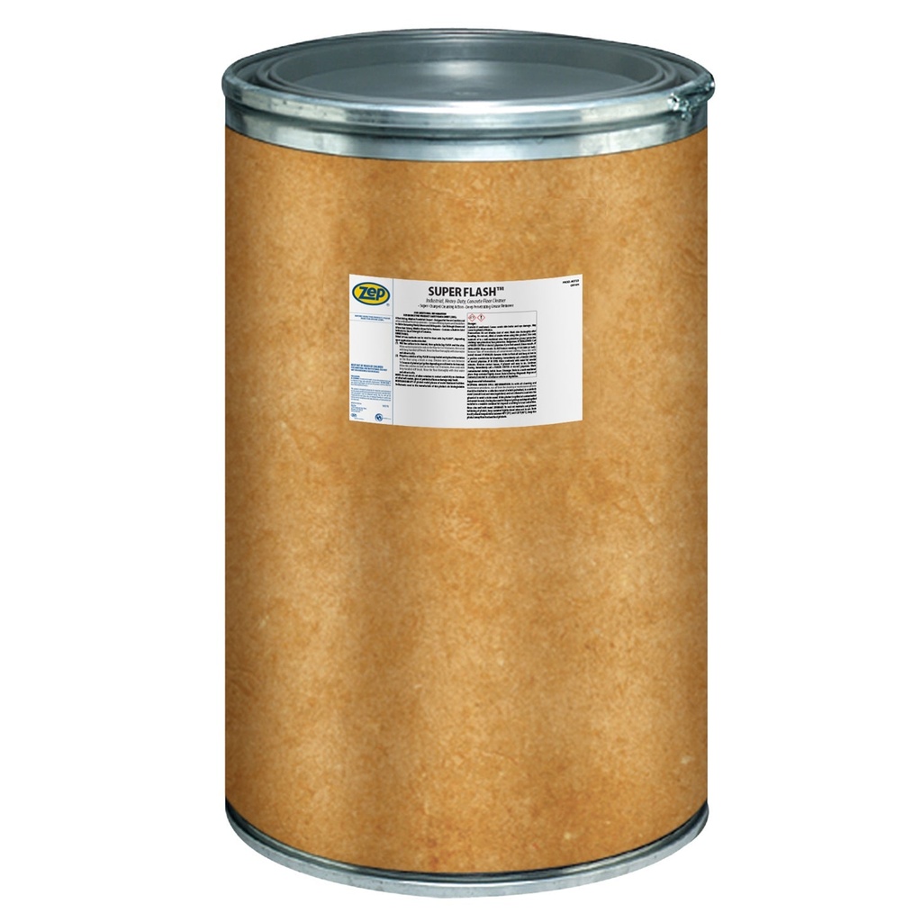 Zep Nettoyant alcalin en poudre concentré Super Flash pour planchers, 18 kg