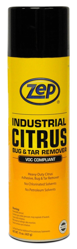 Zep Industrial Bug and Tar Remover, 20 oz
