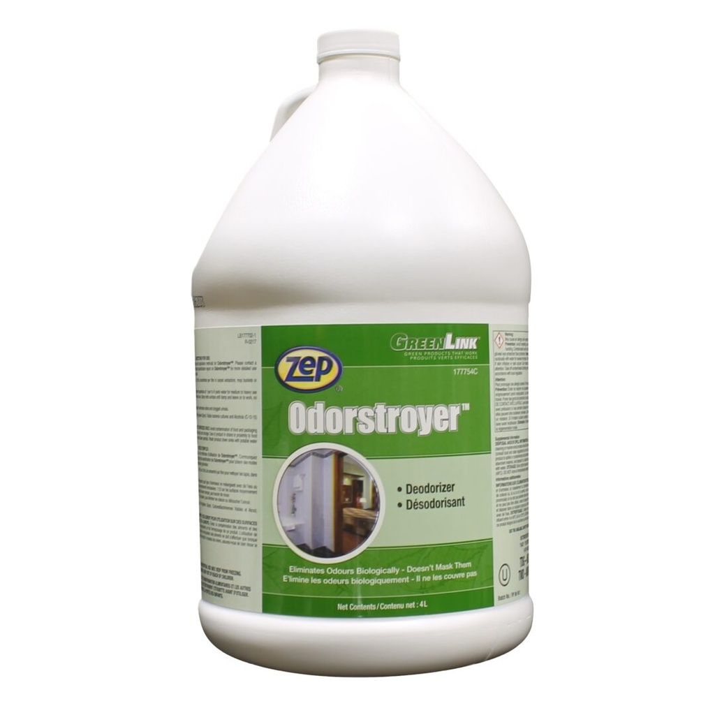 Zep Odorstroyer Concentrated Enzymatic Deodorizer, 4 L