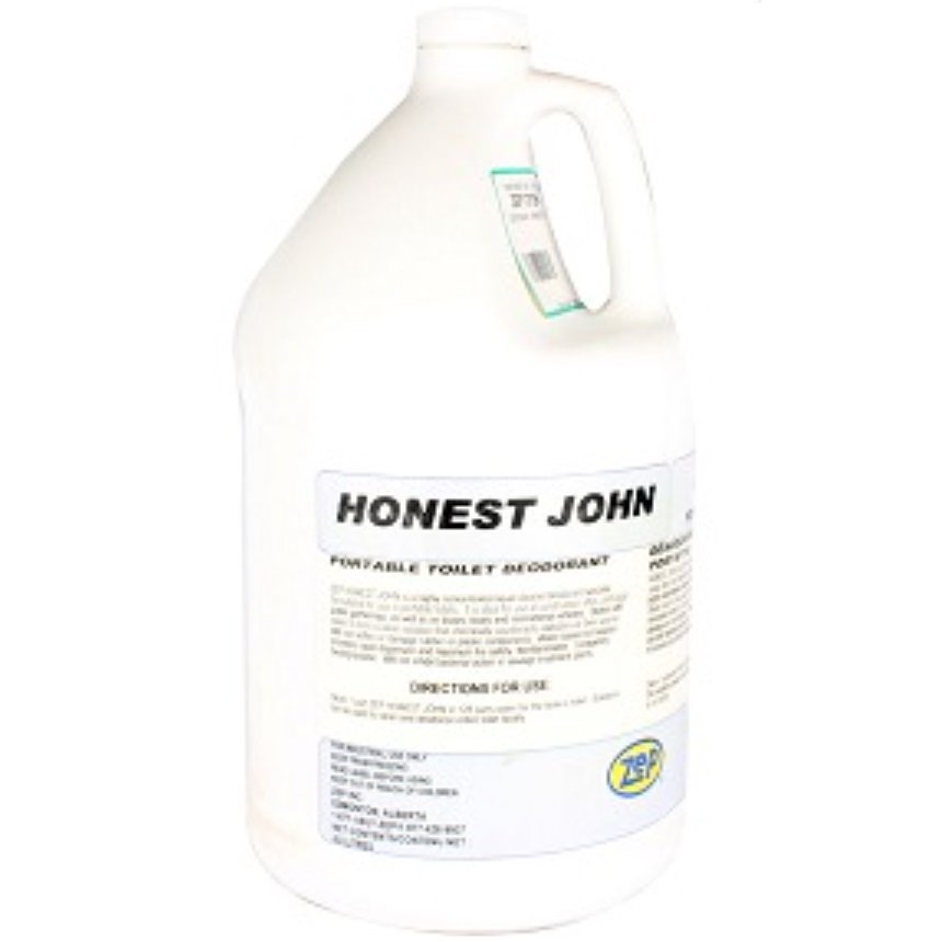 Zep Honest John Concentrated Portable Toilet Cleaner Deodorizer, 4 L