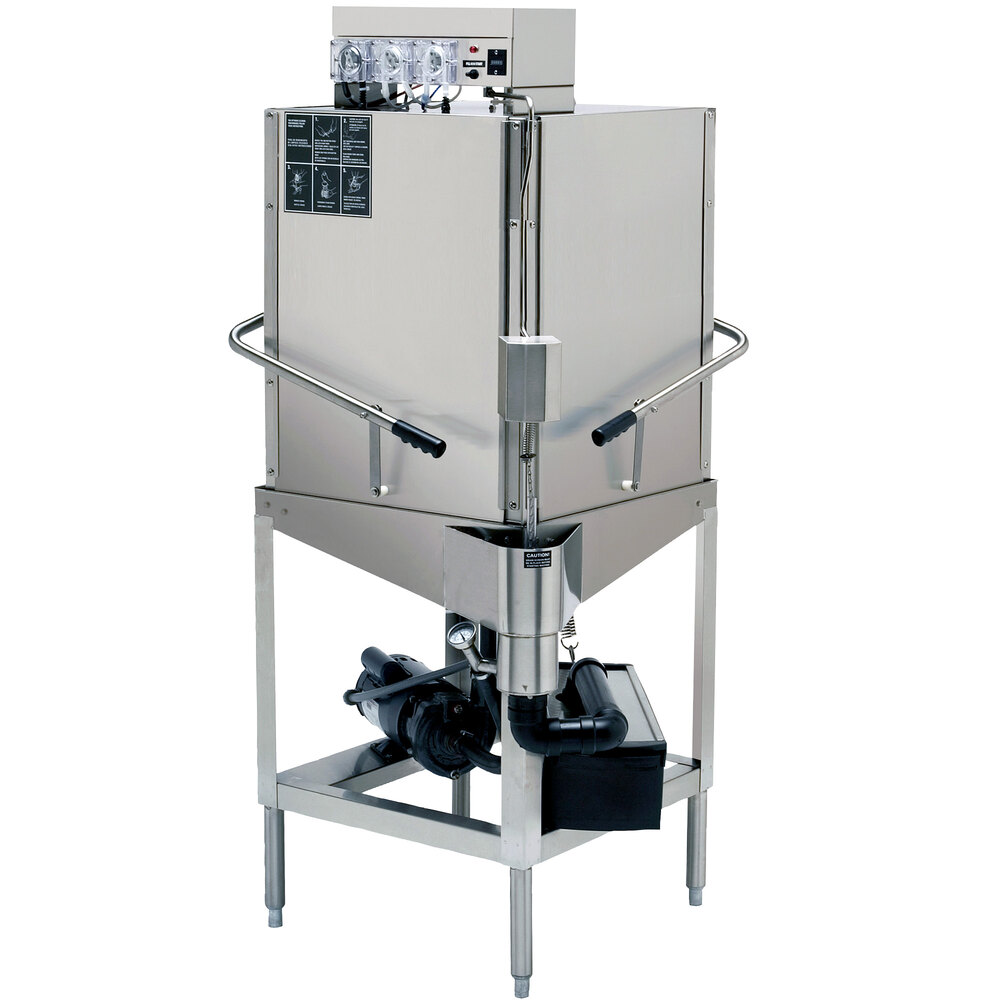 CMA Dishmachines E-C-EXT Lave-vaisselle d'angle à porte allongée, basse température, 115 V