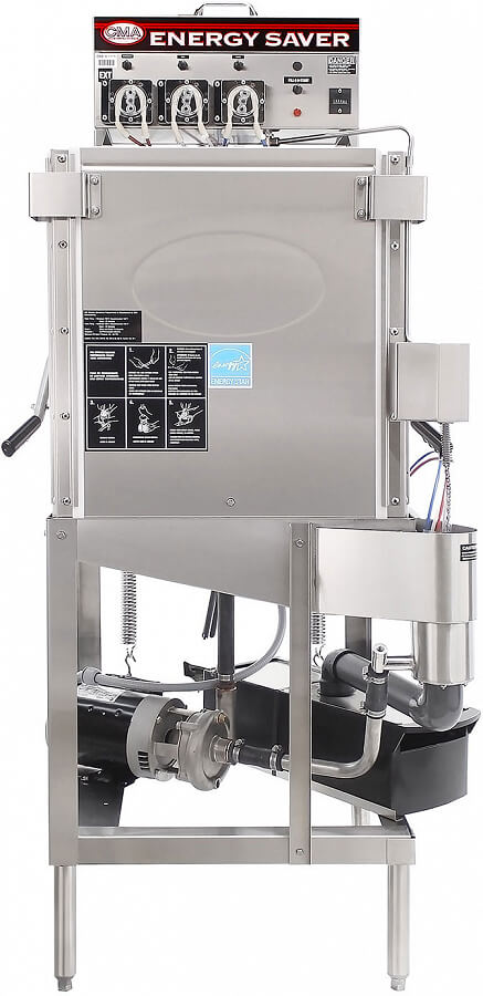 CMA Dishmachines E-3-D-EXT Lave-vaisselle 3 portes à porte allongée, basse température, 115 V