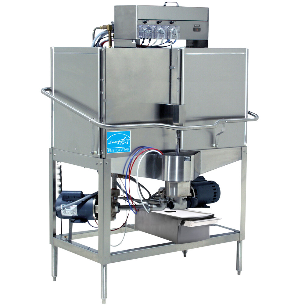CMA Dishmachines CB Right Lave-vaisselle d'angle double panier basse température, porte droite, 115 V