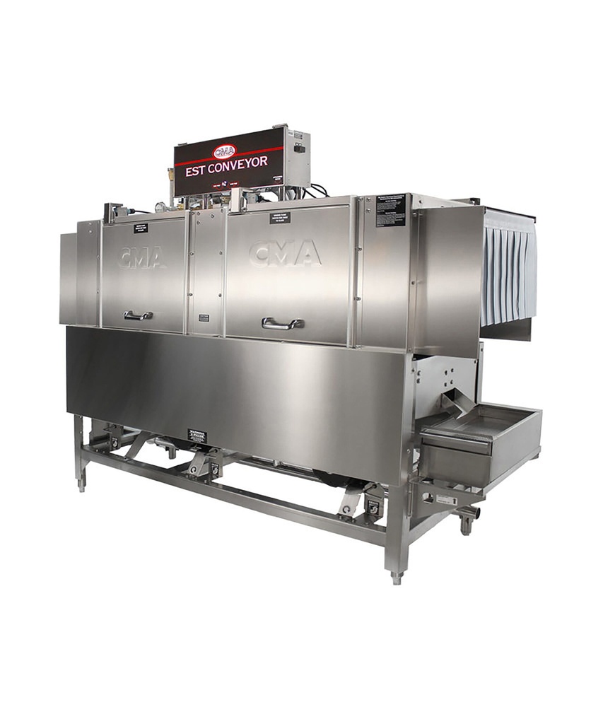CMA Dishmachines EST-66 Lave-vaisselle à convoyeur avec E-Temp, de gauche à droite, 208-240 V