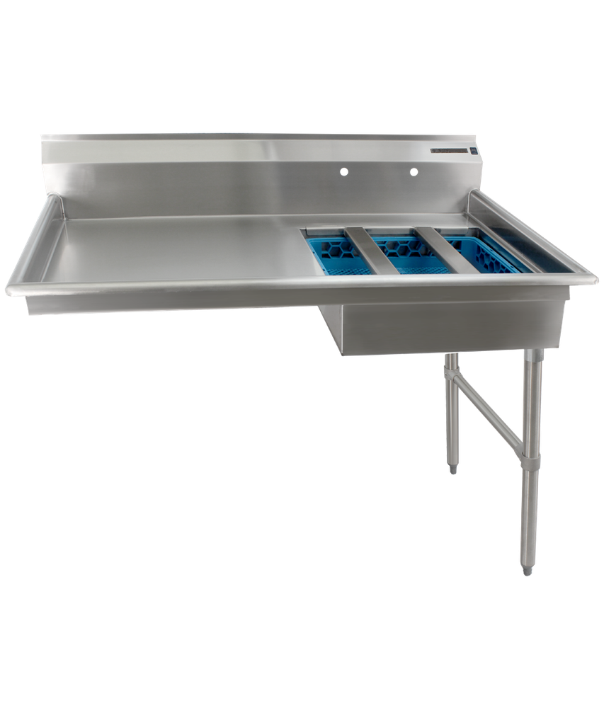 CMA Dishmachines Table de desserte souillée, droite, pour lave-vaisselle sous comptoir