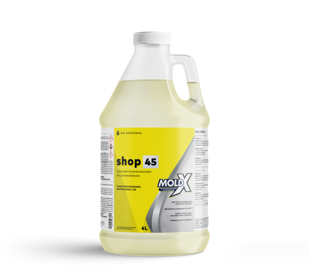 INO SHOP 45 Détachant pour moisissures, 4 L