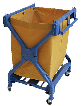 X Frame cleaning cart
