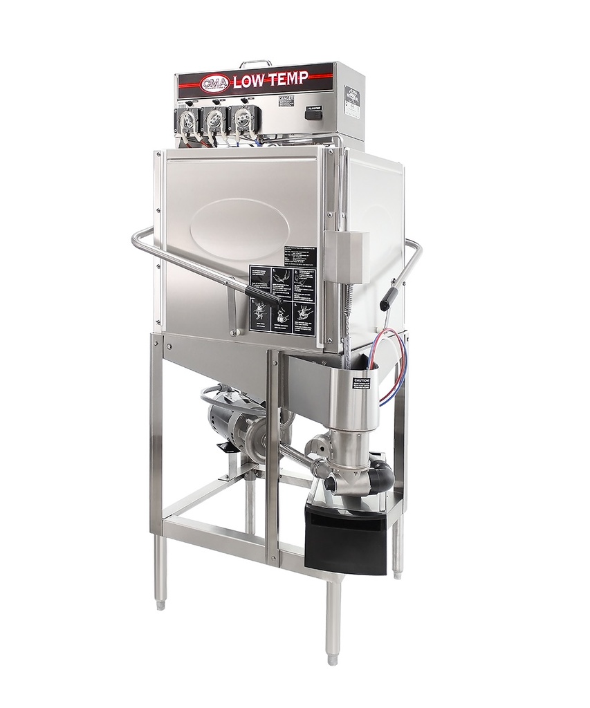 CMA Dishmachines C Lave-vaisselle à porte d'angle, basse température, 115 V