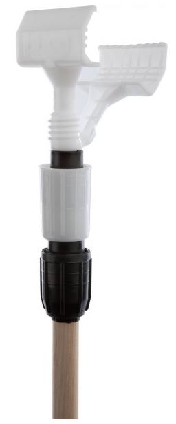 Wooden wet mop handle