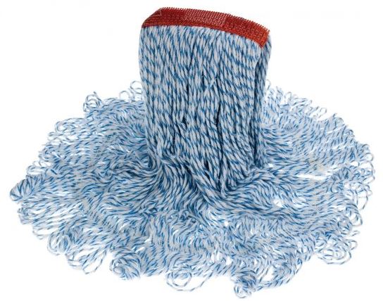 Vadrouille humide de finition (synthétique/attachée/brins bouclés)