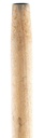 Tapered wooded window handle