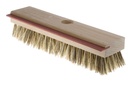 Deck brush with squeegee for smaller area