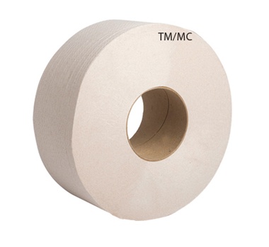 Jumbo Toilet Paper, Moka, 2 ply, 1000'