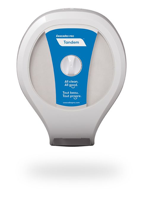 Distributrice de papier toilette en rouleau géant à un rouleau