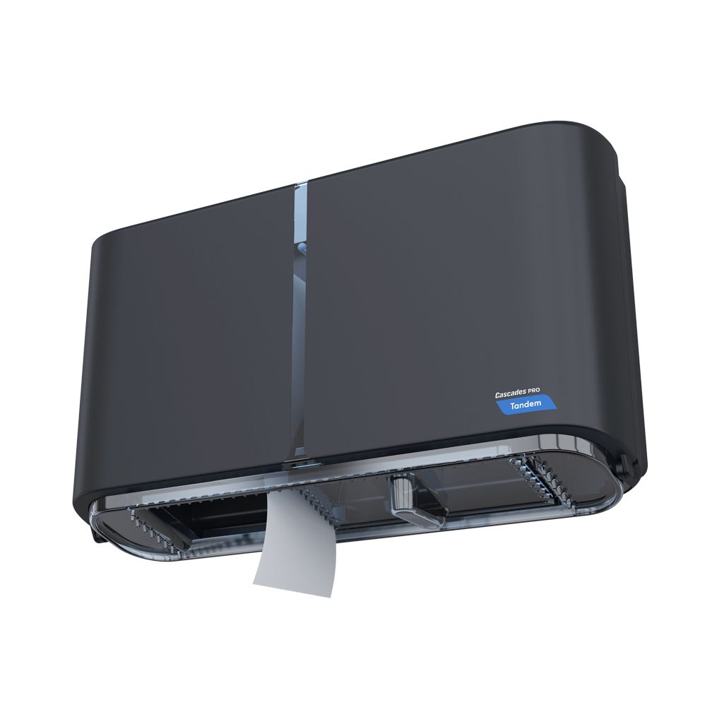 Cascades PRO Tandem Jumbo Toilet Paper Dispenser, Double Roll (C380)