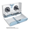 Cascades PRO Tandem Jumbo Toilet Paper Dispenser, Double Roll (C381)