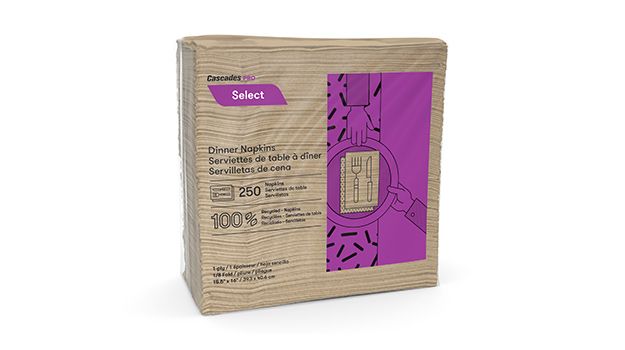  Dinner Napkins 1 ply 1/8 fold