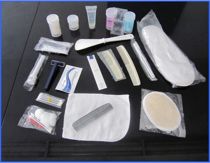 Bonnet de douche enveloppé individuellement (sac poly)