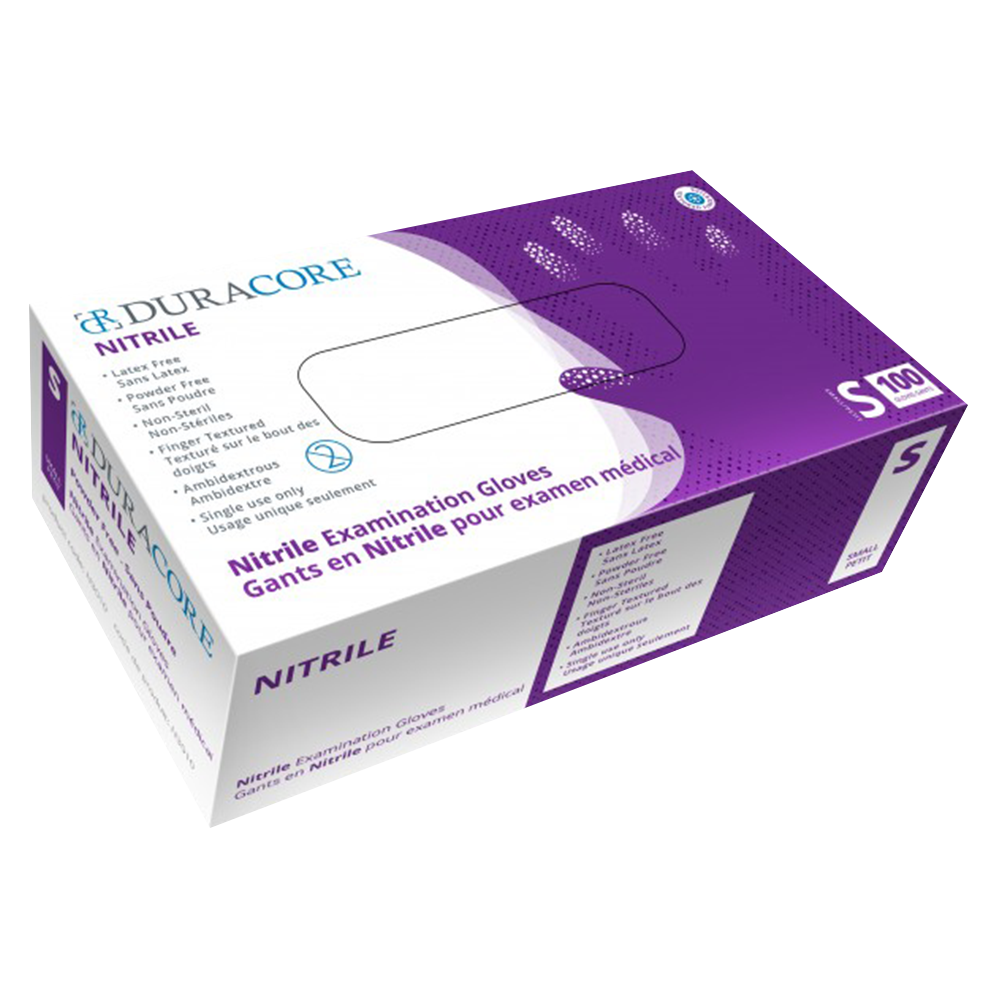 Gants en Nitrile 3 Mil DURACORE de grade médical