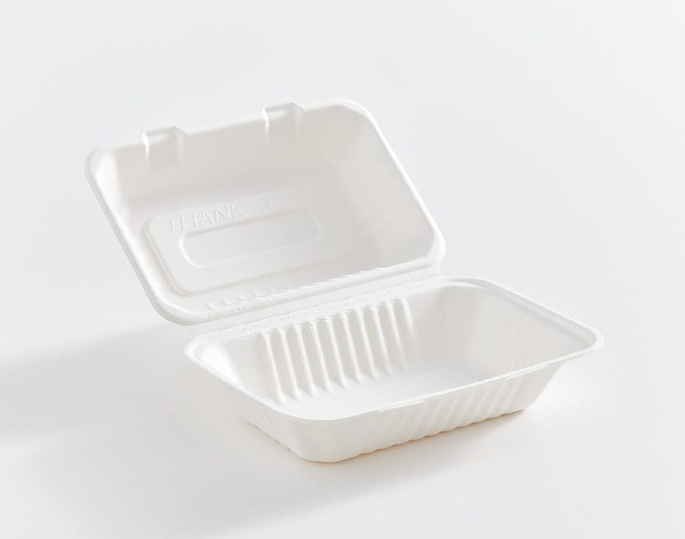 Clamshell Bagasse Compostable