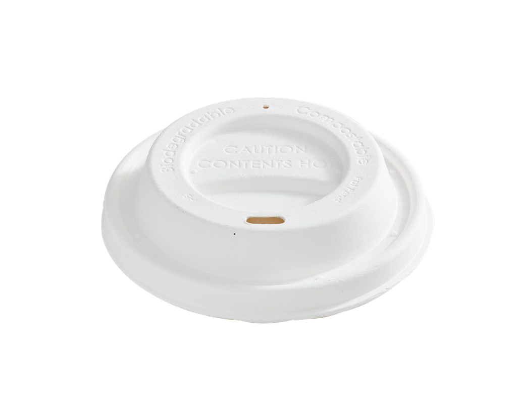 Couvercle en fibre pour gobelets - 80mm, 8oz, 20 X 50 unités