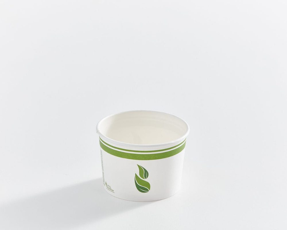 Paper Bowl PLA Lined Compostable,8 oz, 20 pack of 50, 20 x 50 units