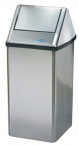 Metallic trash can, 14 gal (61L)