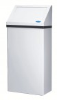 Poubelle métallique, blanc, 13 gal (50 L)