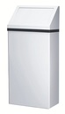 Poubelle métallique, blanc, 13 gal (50 L)