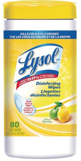 LYSOL® Lingettes désinfectantes - Agrumes