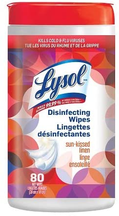 Lingettes désinfectantes Lysol® – Linge ensoleillé