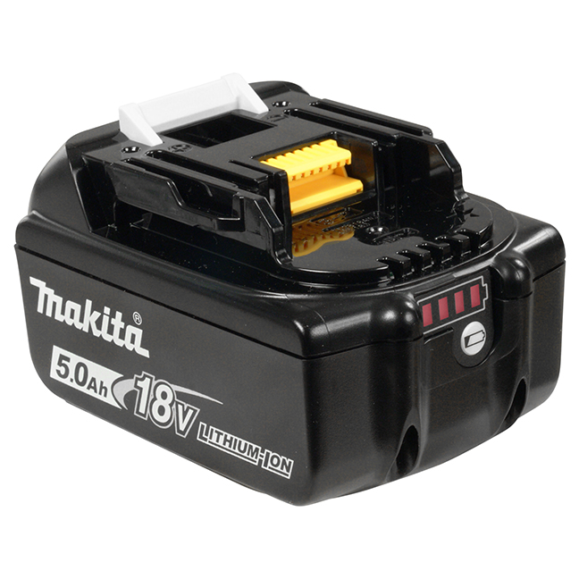 Batteries li-ion 18 V BL1850B avec jauge d’énergie