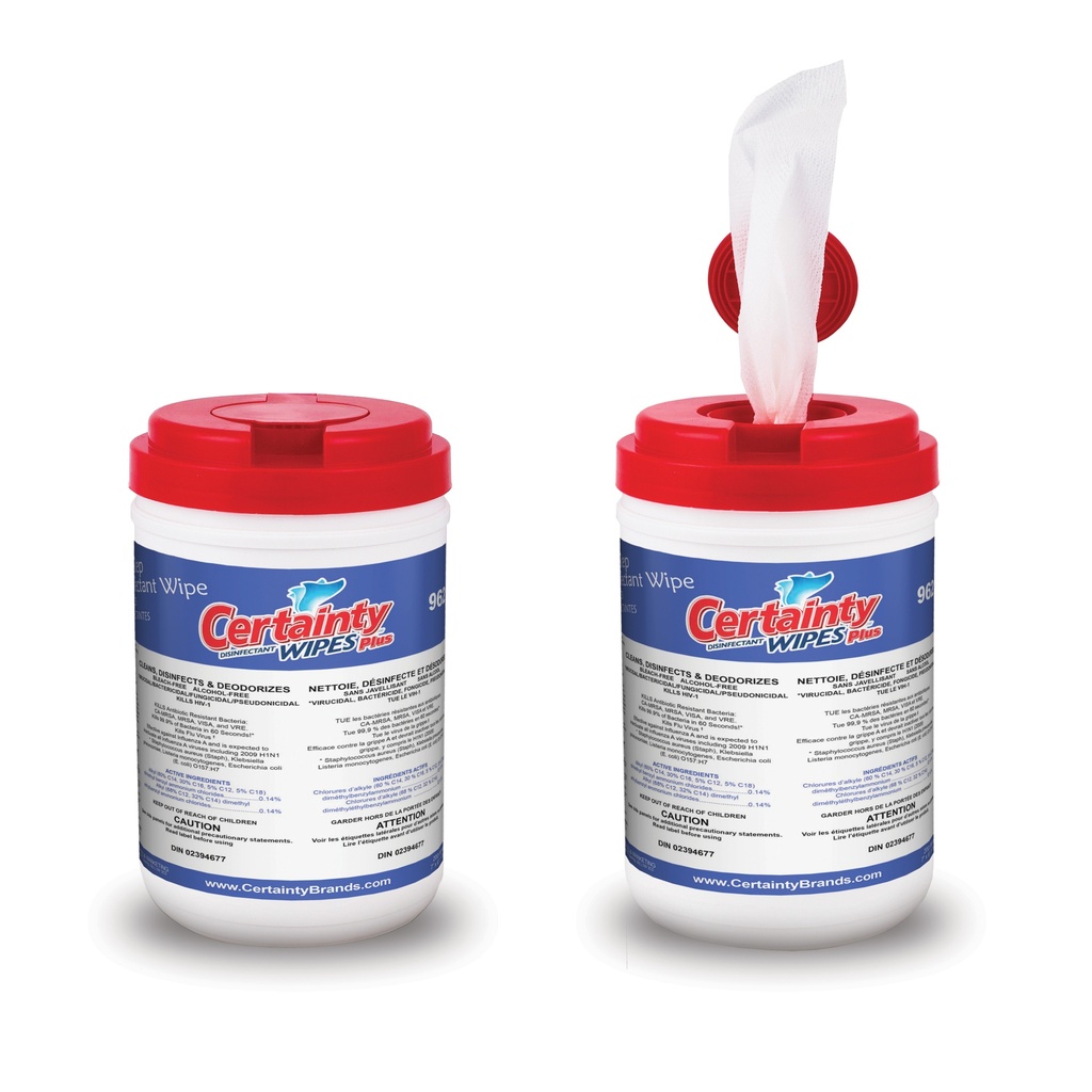 Certainty cleaning wipes