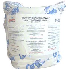 Lingettes humides désinfectantes Certainty – caisse de 2 rouleaux de 800 (1600 unités)