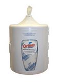 White and black wall mounted dispenser