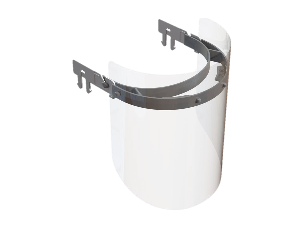 Face shield for construction