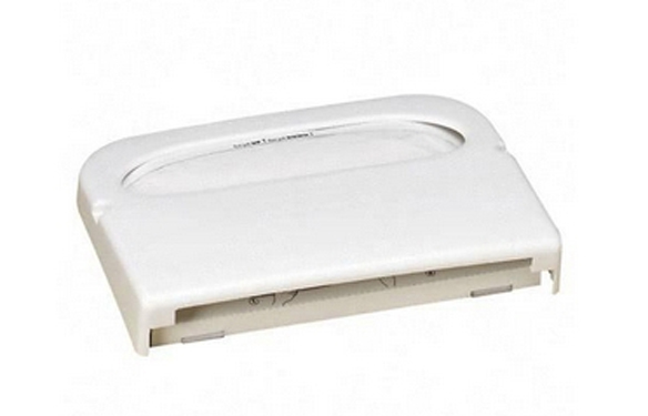 Dispenser Toilet Seat Covers, White, Plastic