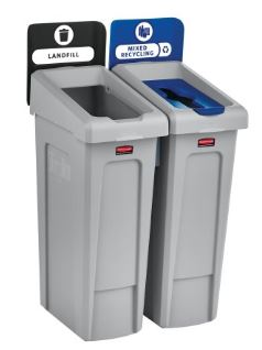 Station de recyclage à 2 voies / recyclage mixte