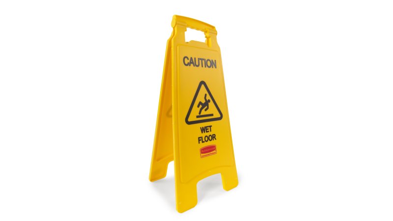 Safety sign, Trilingual- English/French/Spanish