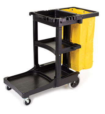 Chariot concierge avec sac vinyle 6173-88