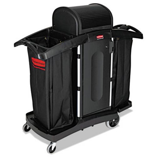 Chariot de concierge avec cabinet vérouillable 9T78