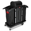 Rubbermaid 9T78 High Security Compact Housekeeping Cart