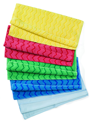 Chiffons de nettoyage tout-usage en microfibre 16'' x 16''