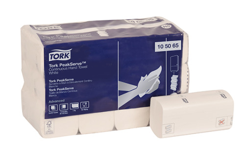 Papier essuie-mains Tork Advanced PeakServe, 12 x 410 feuilles