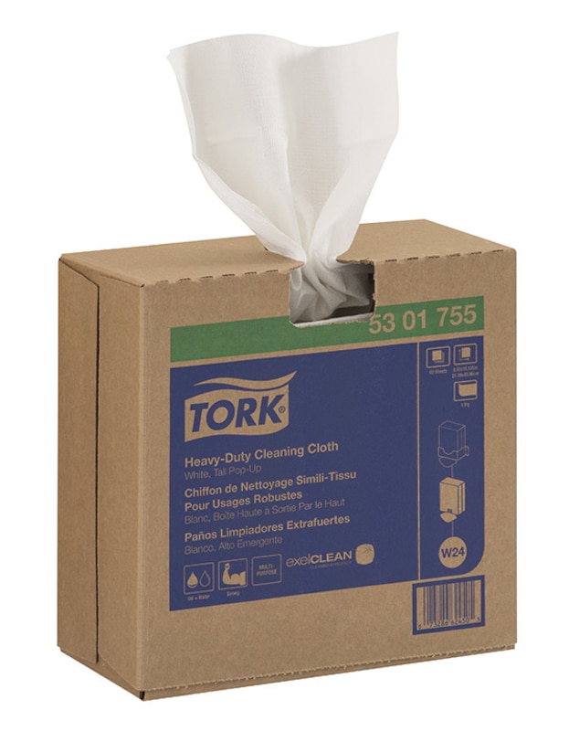 Tork Heavy-Duty Cleaning Cloth, Pop-Up Box