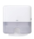 Distributrice d'essuie-mains à plis multiples Tork Xpress Mini, blanche, H2