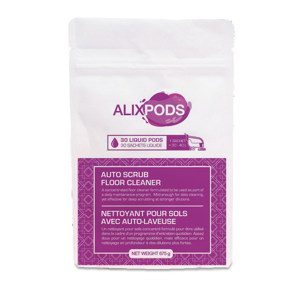 Nettoyant pour Planchers avec Auto Laveuse AlixPods