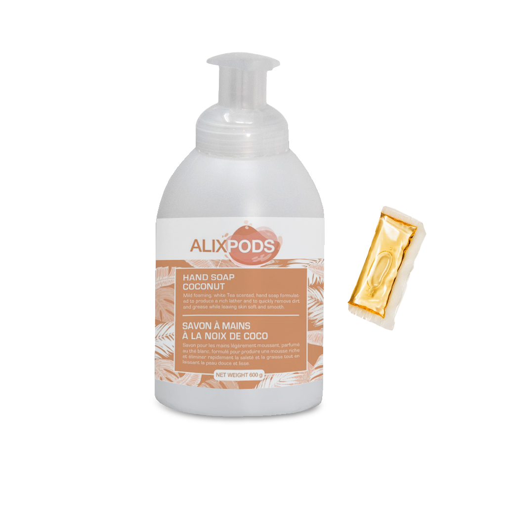 Paquet Kit de Démarrage Savon pour les Mains à La Noix de Coco AlixPods